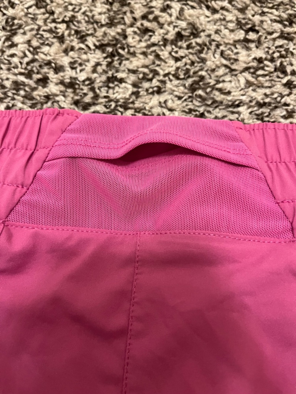 Nike Women's Pink One Dri-Fit Shorts - Picture 5 of 5
